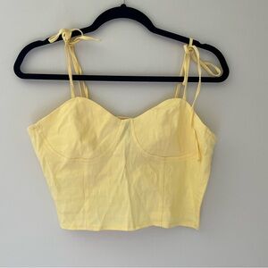 NWOT F21 Yellow Tank Top